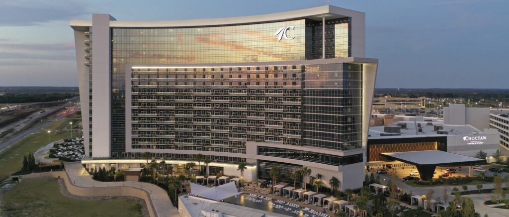 Sky Tower at Choctaw Casino & Resort–Durant located in Durant, Oklahoma.