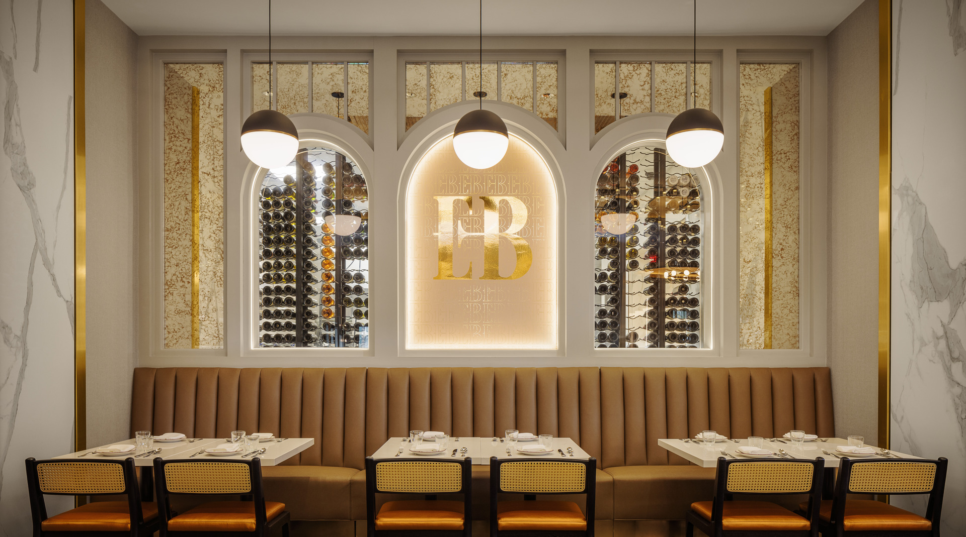 Interior photography of Caesars casino in New Orleans, Louisiana designed by JCJ Architecture. Photography includes Emeril's Brasserie.