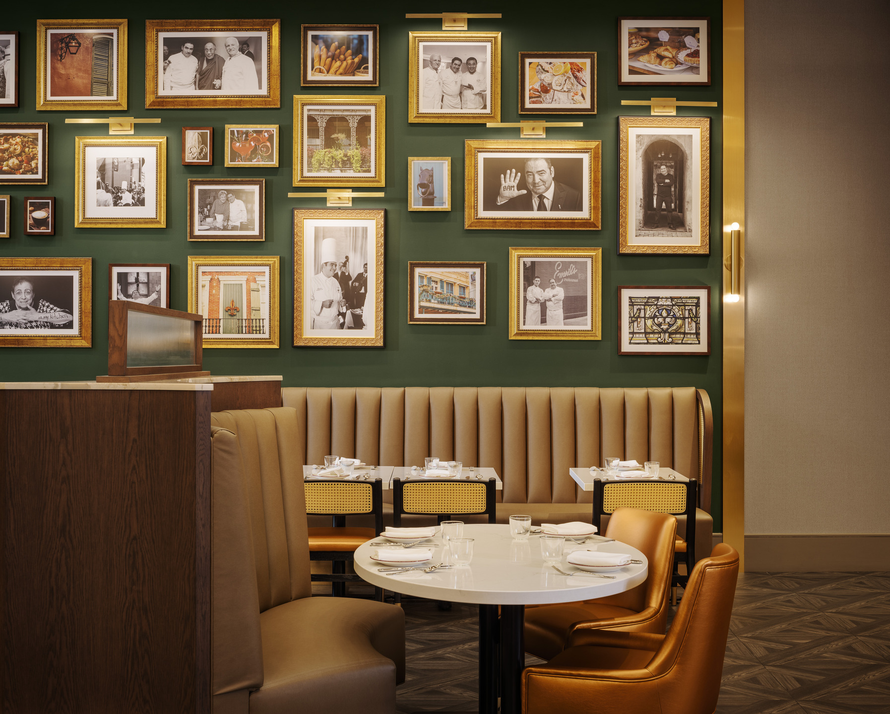 Interior photography of Caesars casino in New Orleans, Louisiana designed by JCJ Architecture. Photography includes Emeril's Brasserie.