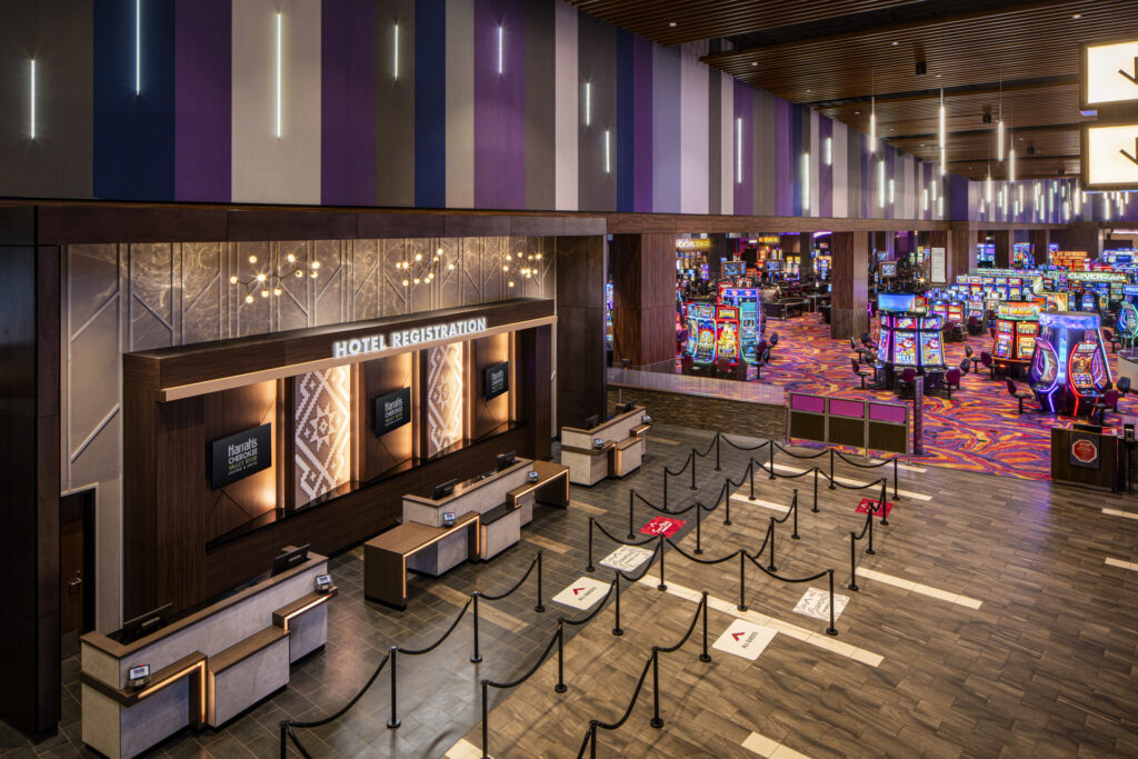 Harrah's Cherokee Valley River - Hotel Front Desk Registration - November 2025 1742372284, Front Desk, Harrah's Cherokee Valley River, Hotel Lobby, 2025-10 CVR Photoshoot, Check In, 1792091618, 1766903347, Hotel Registration, Check-in, Lobby 1742372284, Front Desk, Harrah's Cherokee Valley River, Hotel Lobby, 2025-10 CVR Photoshoot, Check In, 1792091618, 1766903347, Hotel Registration, Check-in, Lobby